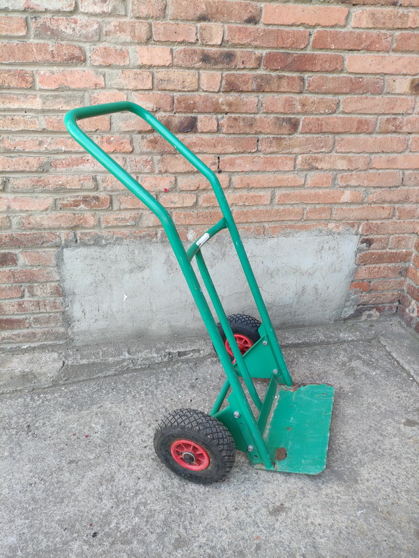 carretilla almacen rueda aire metal 116x60x47 1u